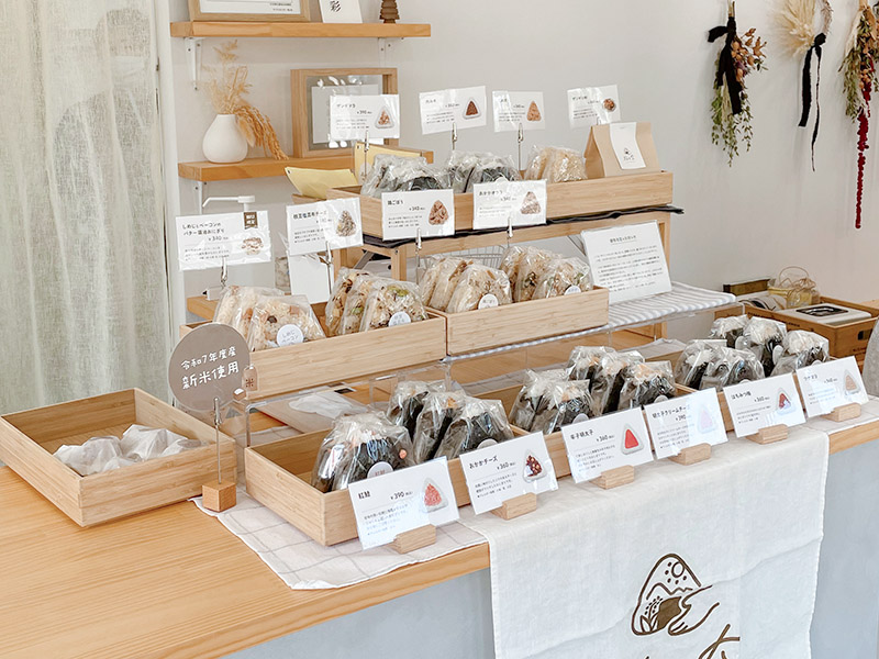 稲と空 2周年記念イベント「ムスビマルシェ」の様子